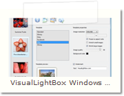 Flickr Slideshow Windows version - Templates Tab
